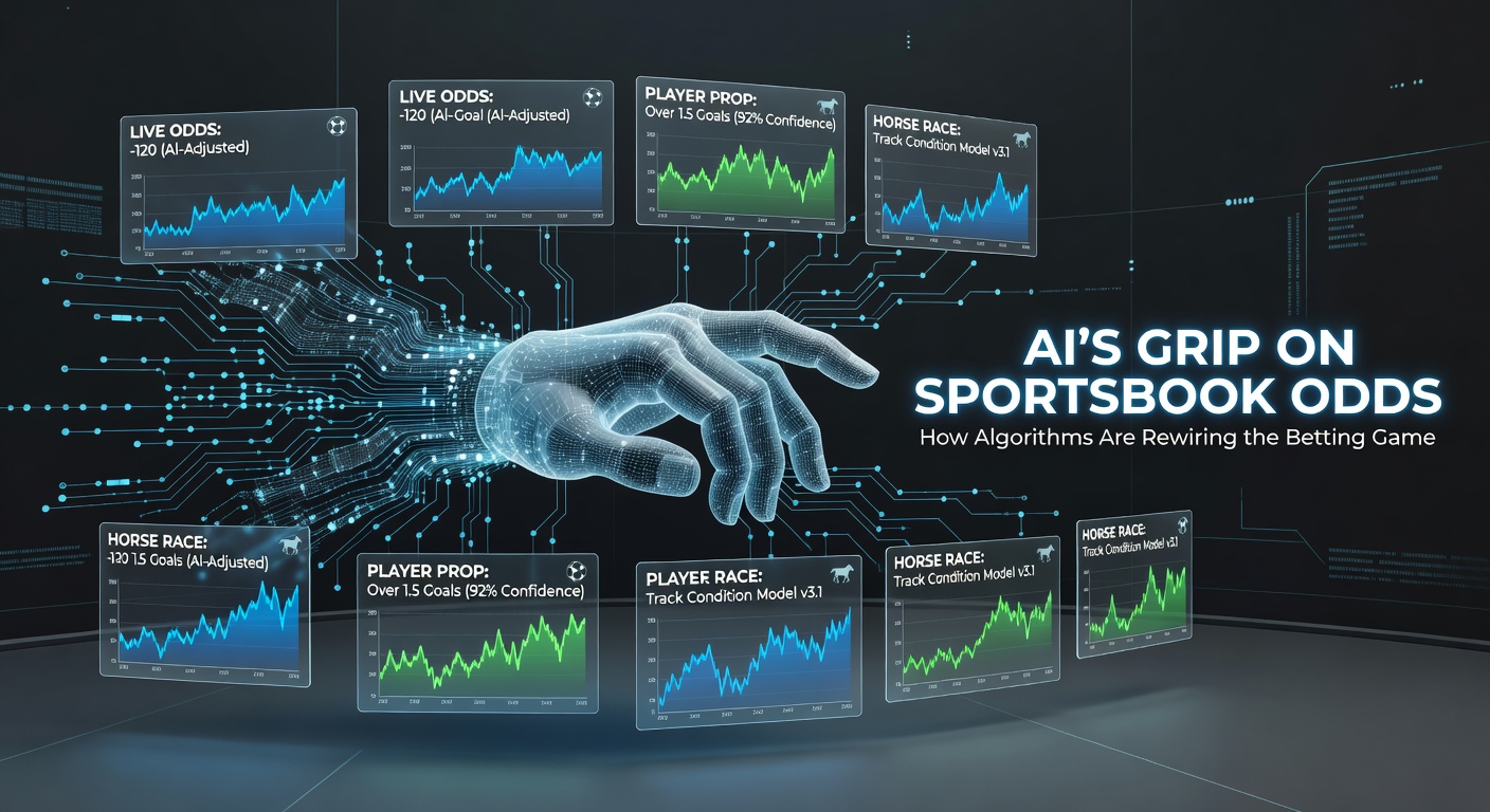 Chart illustrating the dramatic improvement in odds accuracy from manual to AI-driven sportsbooks over the past decade